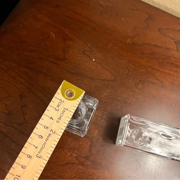 2 Clear Crystal Candle Holders - Picture 10 of 10